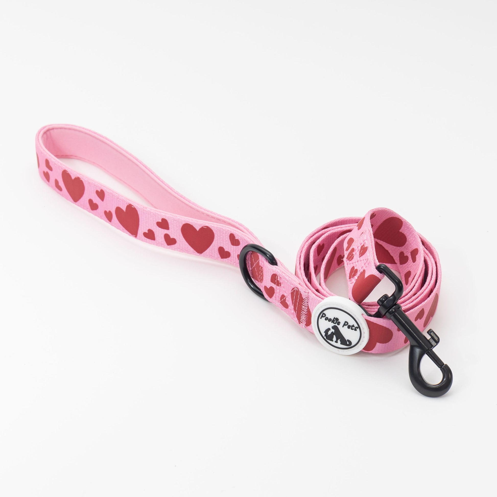 Reflective Leash with Heart Patterns | Best Adjustable Leash | Pookie Pets