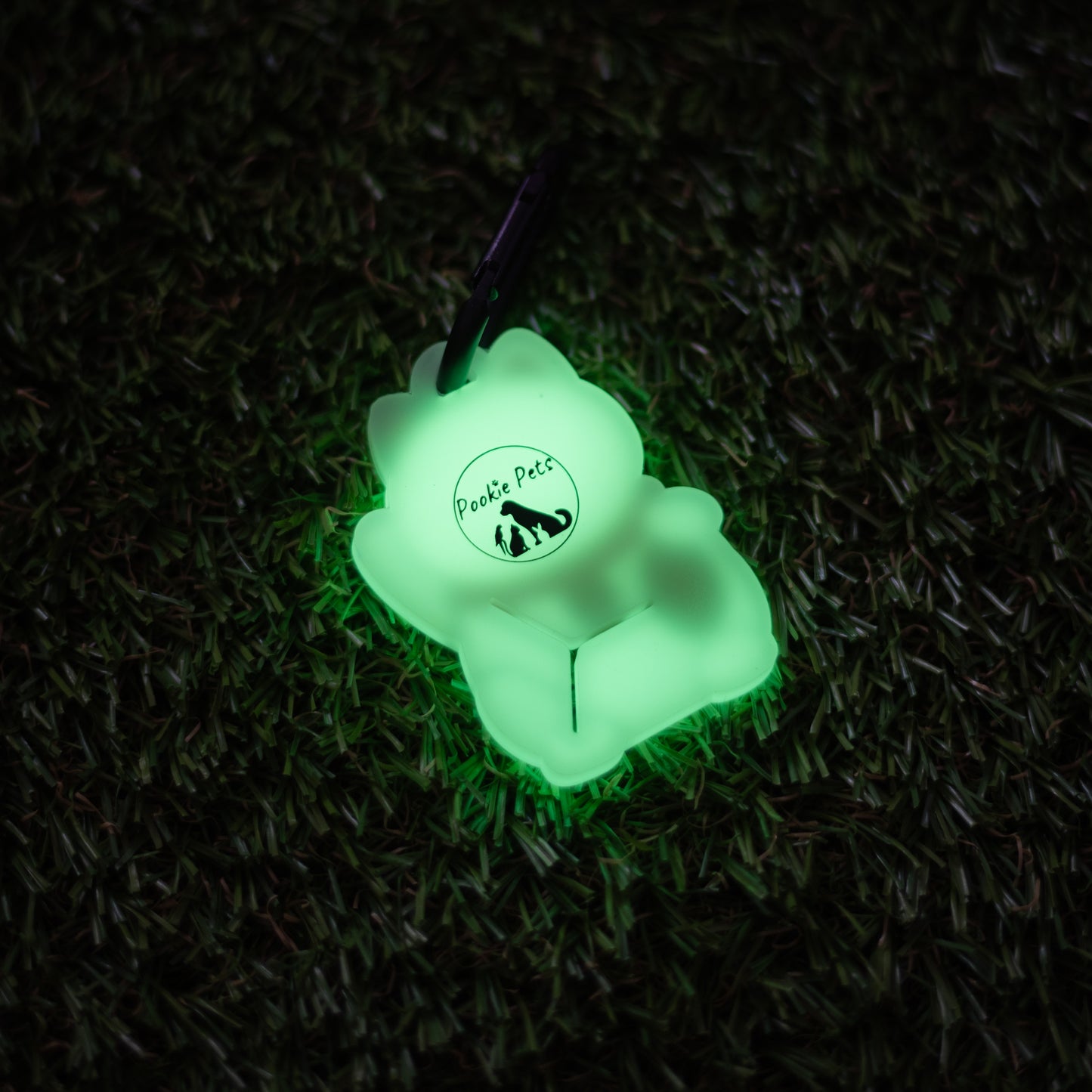 GLOW IN THE DARK AND UV REACTIVE Poop Bag Clip