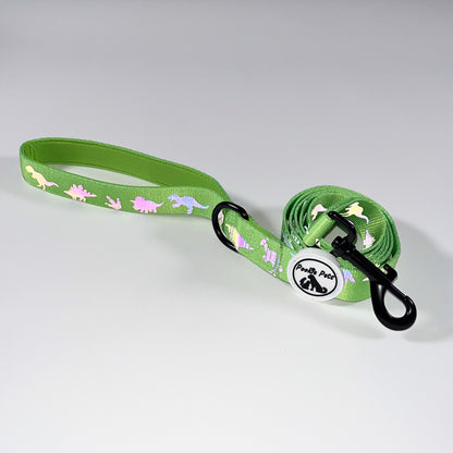 Reflective Leash with Dinosaur Design | Adjustable Leash | Pookie Pets