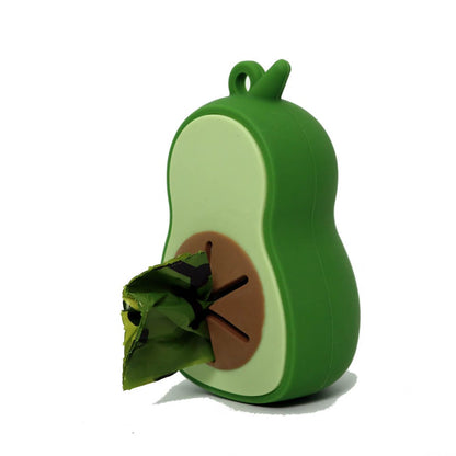 Poop Bag Dispenser: Silicone AVOCADO